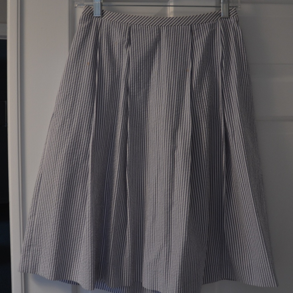 Brooks Brothers Cotton Striped Skirt